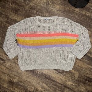 Fate Multicolor Striped Women's Sweater
